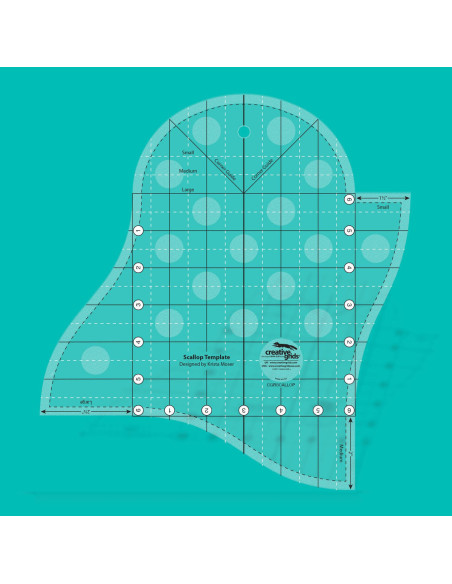 Scallop Template Creative Grids Rule for Scalloped Border