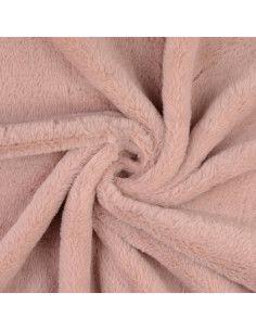 Faux fur fabric - Old pink