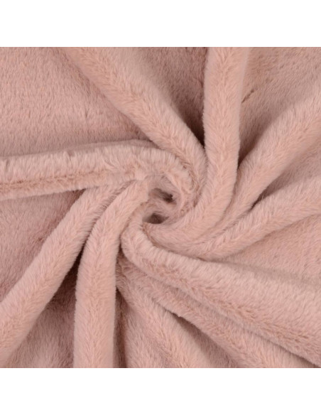 Faux fur fabric - Old pink
