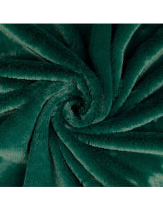Faux fur fabric - Forest green