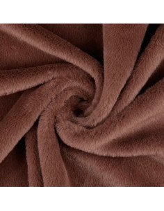 Faux fur fabric - Brown