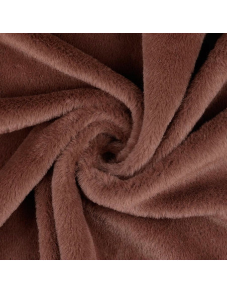 Faux fur fabric - Brown