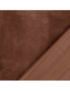 Faux fur fabric - Brown 2
