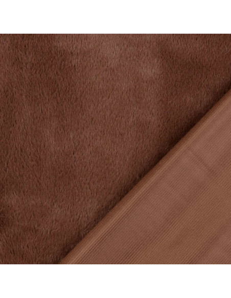 Faux fur fabric - Brown
