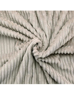 Minky fabric wide ribs - Sand