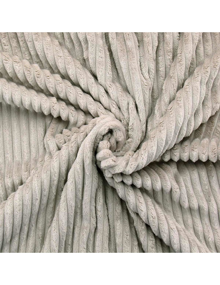 Minky fabric wide ribs - Sand