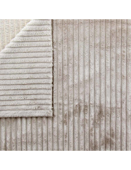 Minky fabric wide ribs - Sand