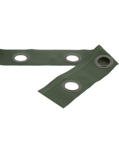 Gunmetal eyelet band - Sage green