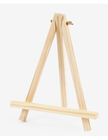 Wooden stand for embroidery hoop
