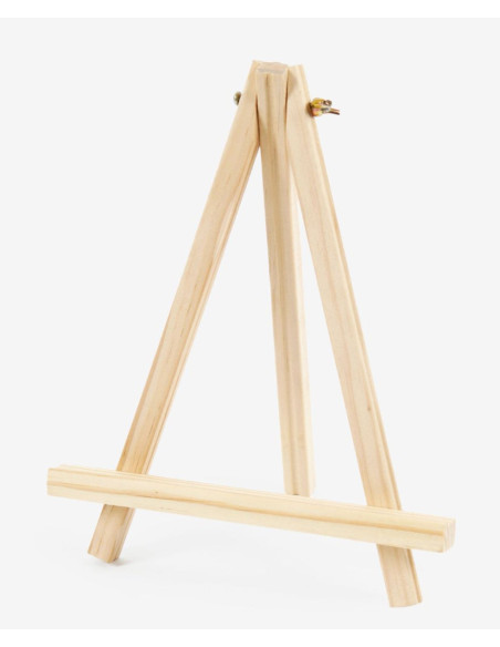 Wooden stand for embroidery hoop