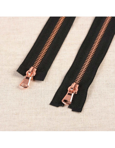 Metal closure separable mouth-to-mouth - Rose gold