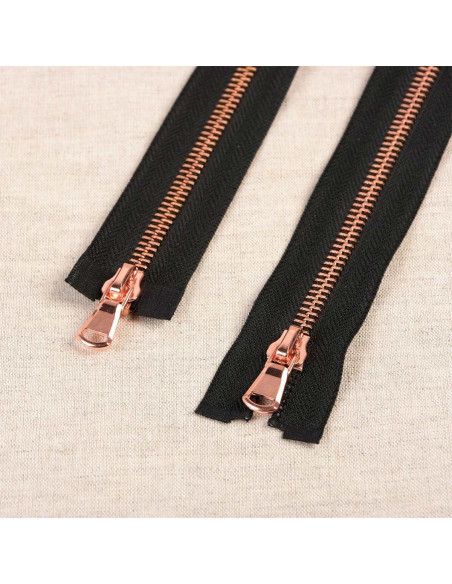 Metal closure separable mouth-to-mouth - Rose gold