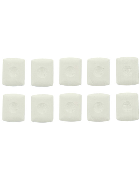 Box of 10 white tailor's chalks