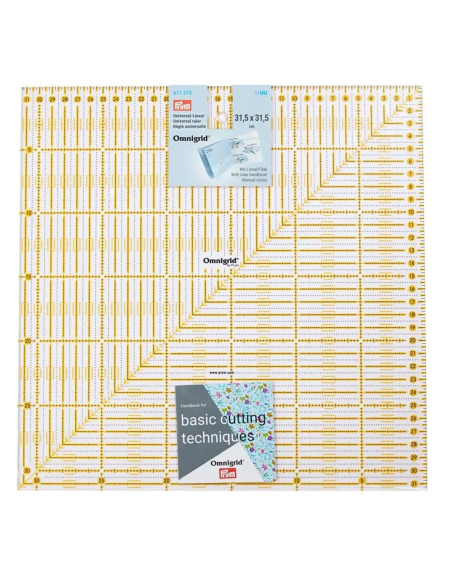 Omnigrid Universal Patchwork Ruler 31.5 x 31.5 cm