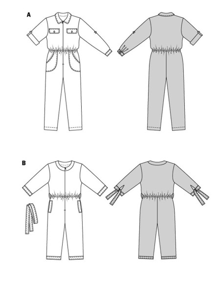 Jumpsuit pattern - Burda 5896