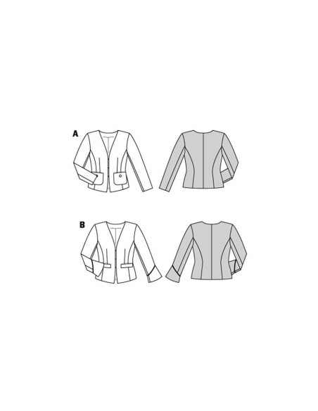 Jacket pattern - Burda 5897