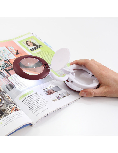 LED YoYo Daylight Magnifying Glass