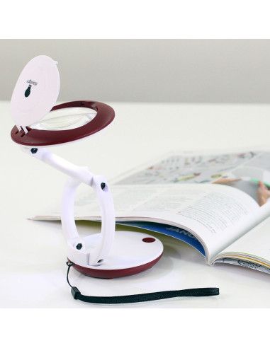 LED YoYo Daylight Magnifying Glass