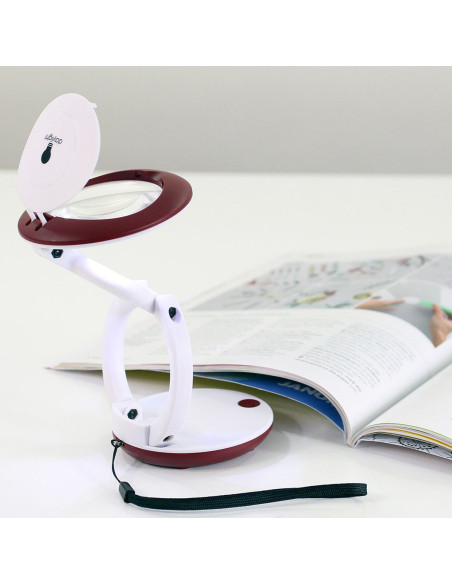 LED YoYo Daylight Magnifying Glass