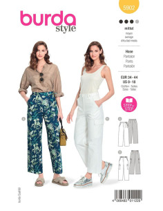 Pants pattern - Burda 5902