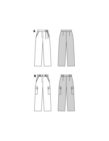 Pants pattern - Burda 5902