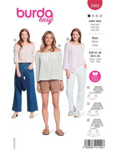 Blouse pattern - Burda 5904