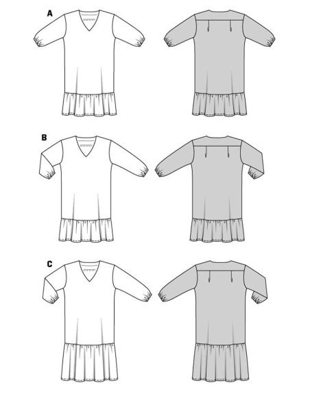 Dress pattern - Burda 5907