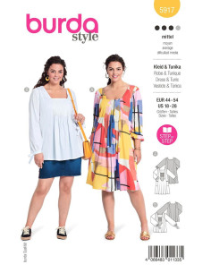 Dress and Tunic Pattern - Burda 5917