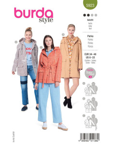 Parka pattern - Burda 5923