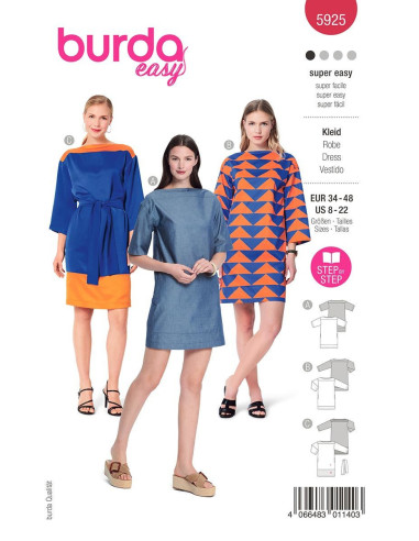 Dress pattern - Burda 5925