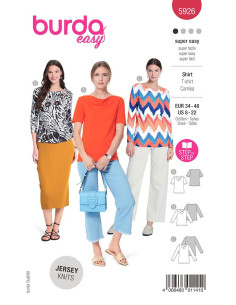 T-shirt Pattern - Burda 5926