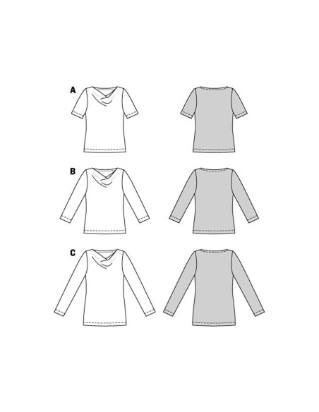 T-shirt Pattern - Burda 5926