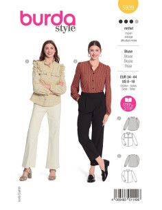 Blouse pattern - Burda 5939