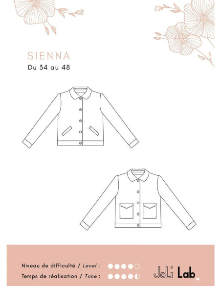 Sienna Jacket Pattern - Joli Lab