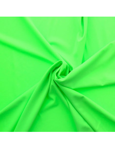 Fluorescent green lycra swimsuit fabric