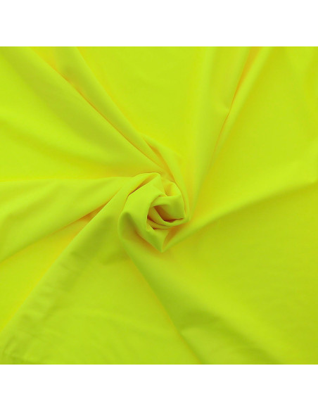 Fluorescent yellow lycra swimsuit fabric
