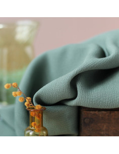 Moroccan crepe fabric in laurel viscose - La Maison Naïve 2