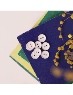 12 mm flanged button - Petal