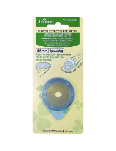 1 replacement blade for Clover cutter - 45 mm