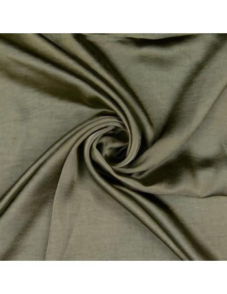 Deluxe satin fabric with a silk touch - Rosemary green