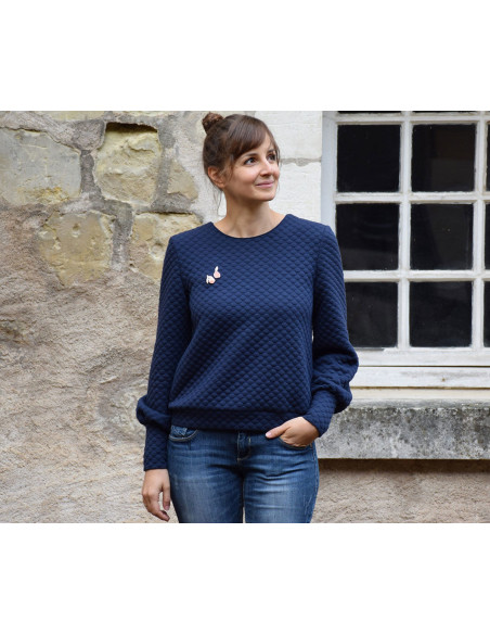 Téthys Sweater Pattern - Anna Rose Patterns