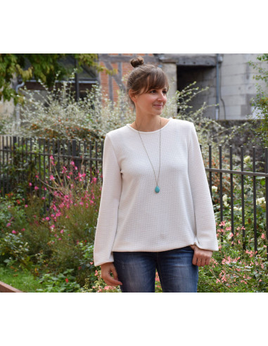 Téthys Sweater Pattern - Anna Rose Patterns
