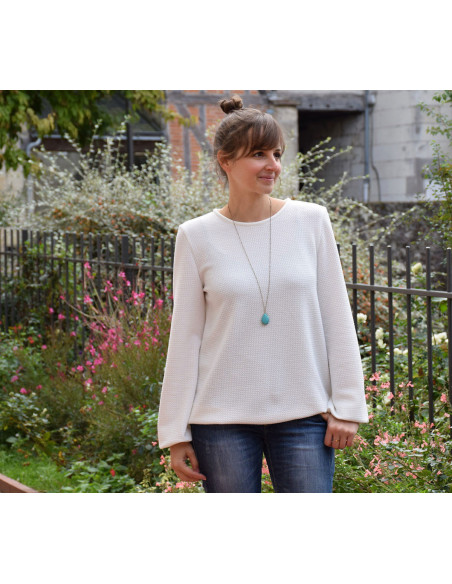 Téthys Sweater Pattern - Anna Rose Patterns