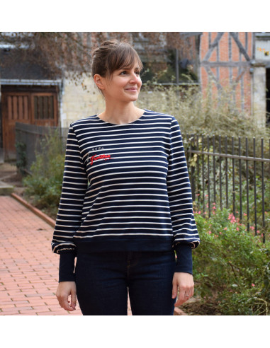 Téthys Sweater Pattern - Anna Rose Patterns