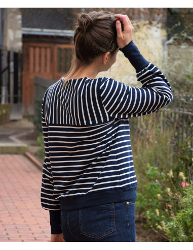 Téthys Sweater Pattern - Anna Rose Patterns