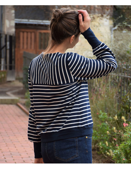 Téthys Sweater Pattern - Anna Rose Patterns
