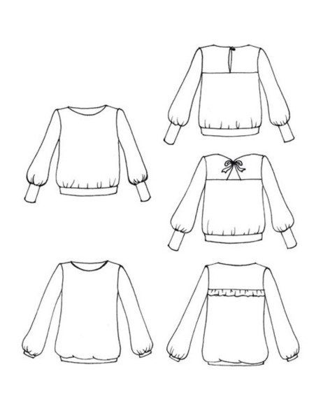Téthys Sweater Pattern - Anna Rose Patterns