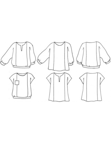 Doris Blouse Pattern - Anna Rose Patterns