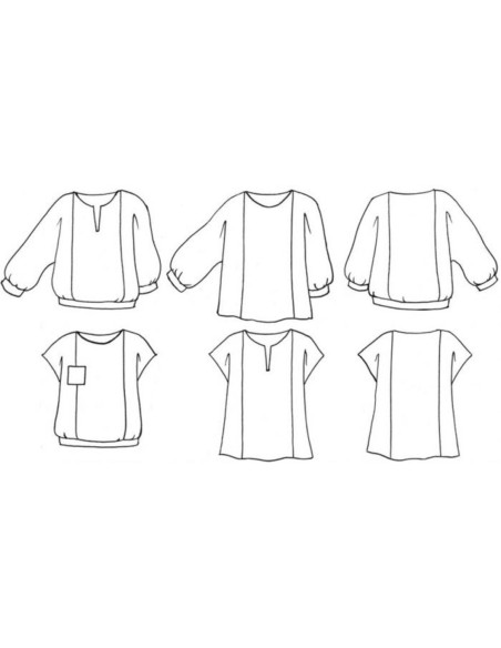 Doris Blouse Pattern - Anna Rose Patterns