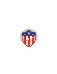 Tube of 3 buttons 2 holes - 12 mm
